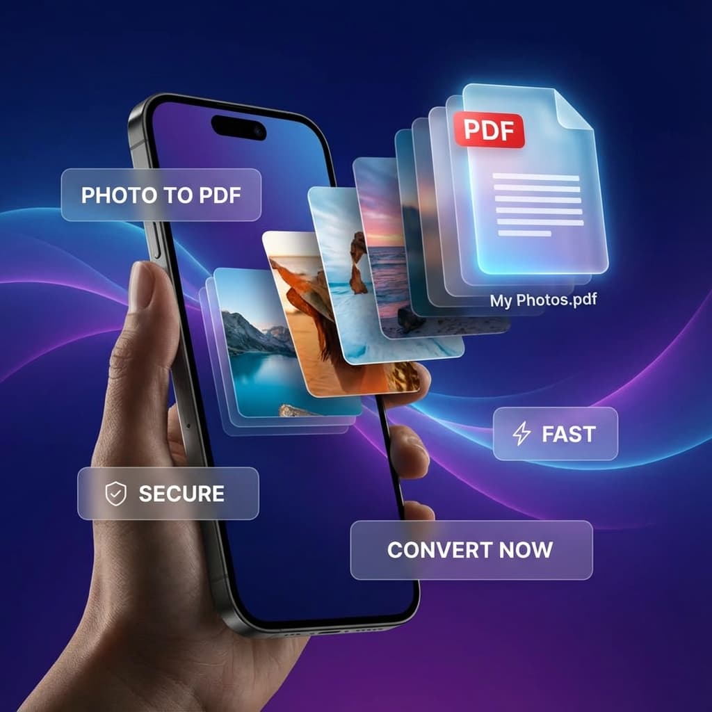 Photo to PDF Converter - Convert photos to PDF instantly
