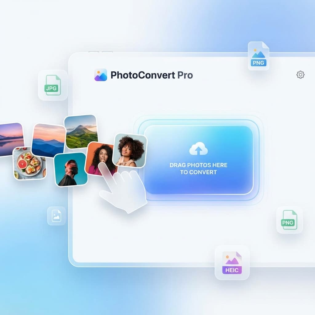Drag and Drop Photos - Easy photo upload